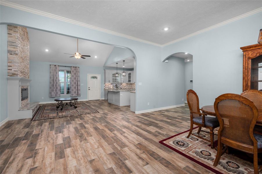 Furnished interior view inside a new home in , Madisonville (Image 6).