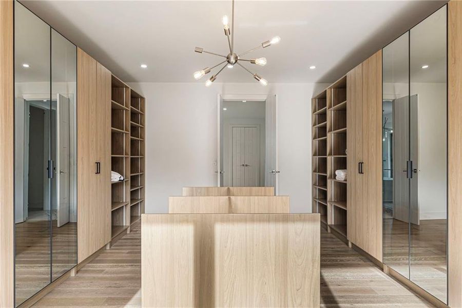 Furnished interior view inside a new home in , Suwanee (Image 57).