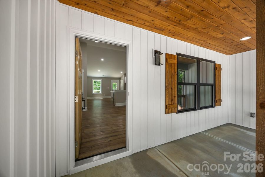 Exterior details and patio area of a home in , Statesville (Image 3).