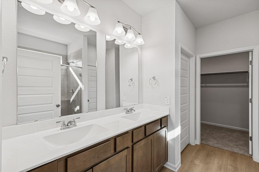 The Sparrow II- Primary Bath with Dual Vanities