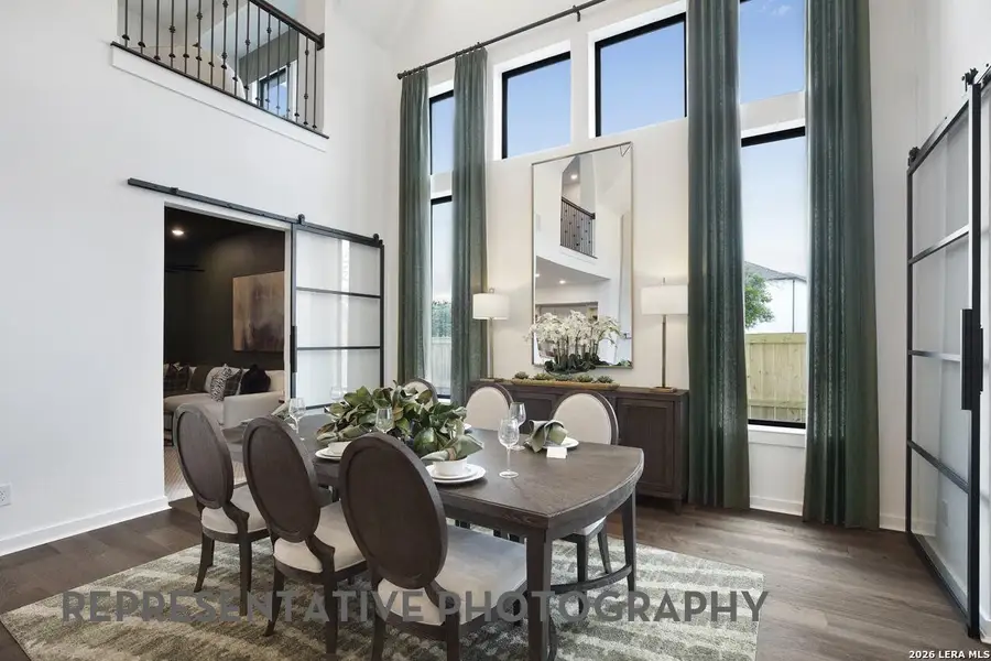 Furnished interior view inside a new home in Esperanza, Boerne (Image 24). Furnished interior view inside a new home in Esperanza, Boerne (Image 24).