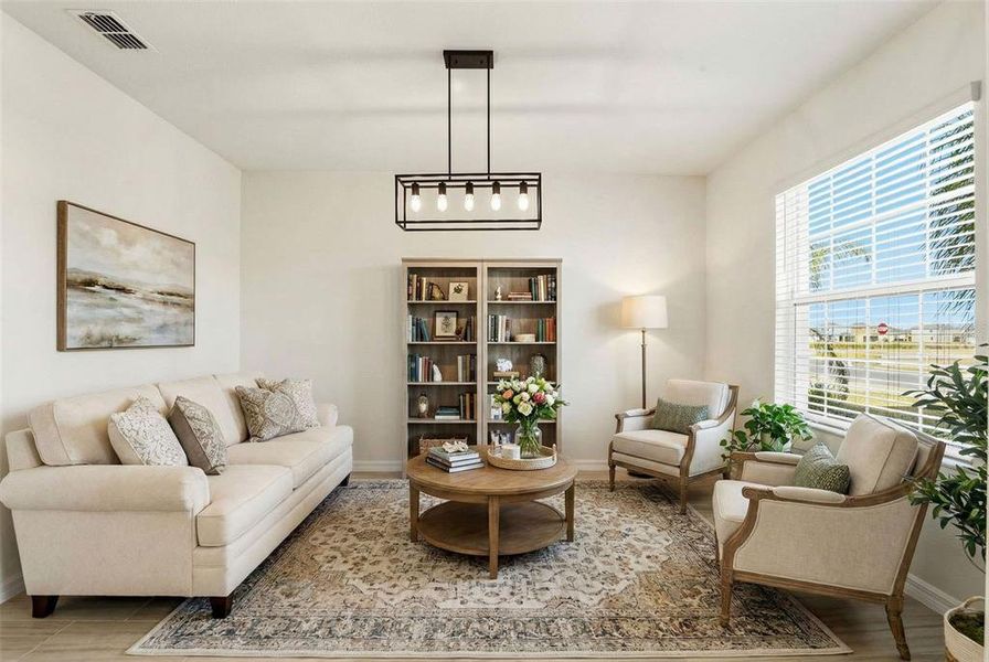 Furnished interior view inside a new home in Prosperity Lakes, Parrish (Image 44).