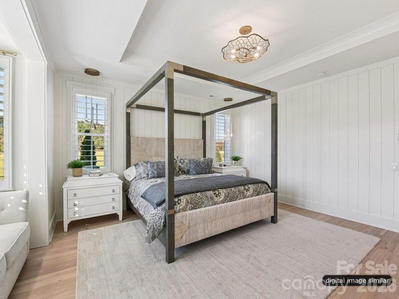 Furnished interior view inside a new home in , Charlotte (Image 28).