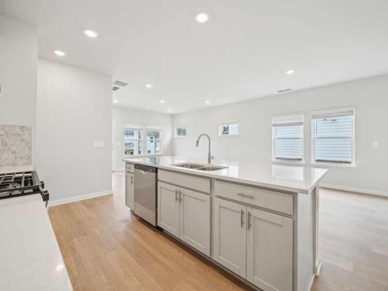 Furnished interior view inside a new home in Hawthorne Station, College Park (Image 5).