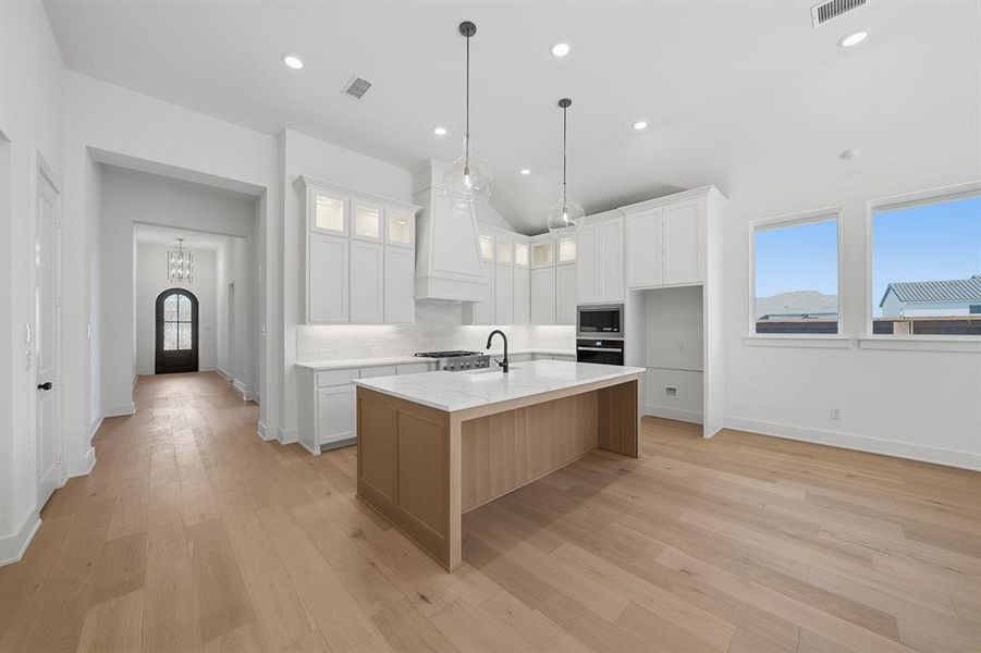 Furnished interior view inside a new home in Fields - 50' Lots, Frisco (Image 6).