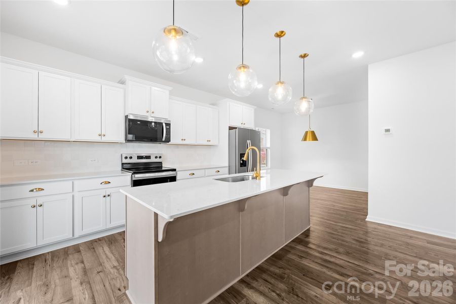 Furnished interior view inside a new home in Morgan Hills, Albemarle (Image 5).