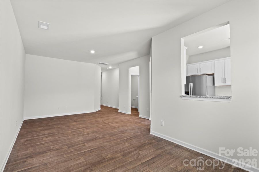 Living Area- Actual Home