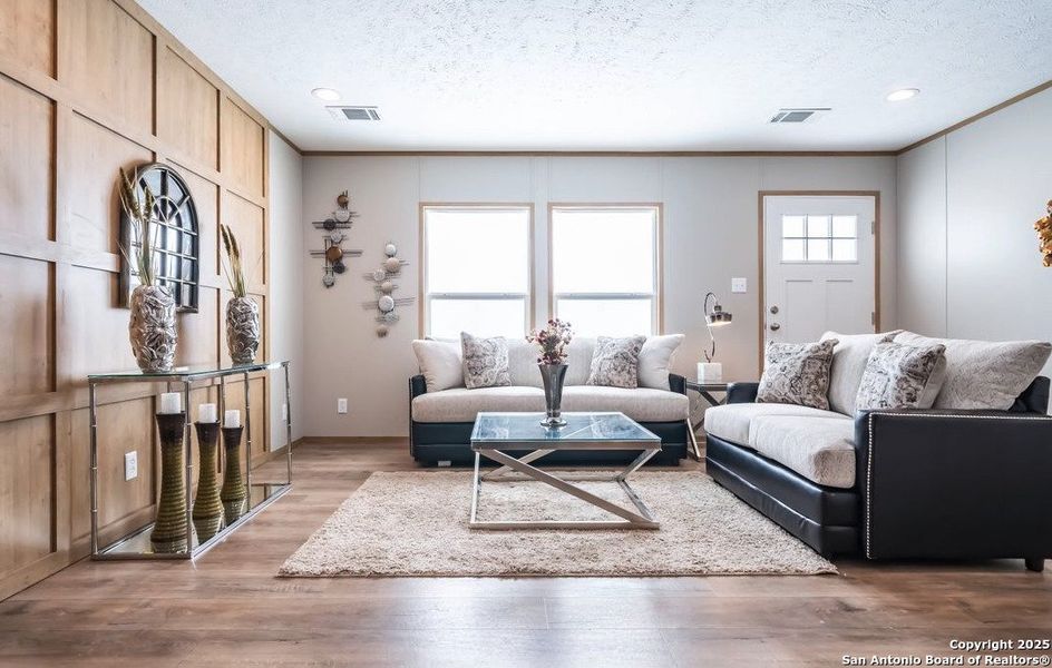 Furnished interior view inside a new home in , Elmendorf (Image 8).