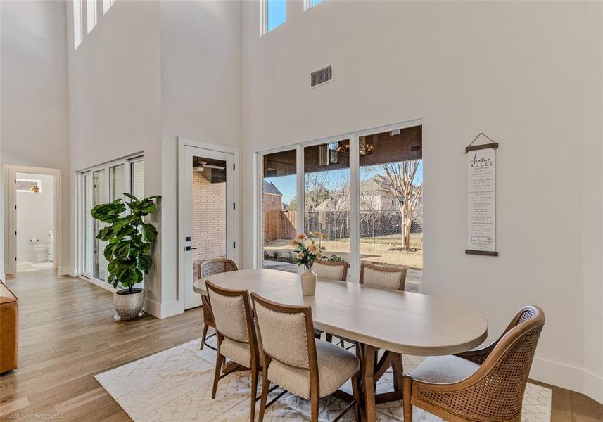 Furnished interior view inside a new home in , Heath (Image 28).