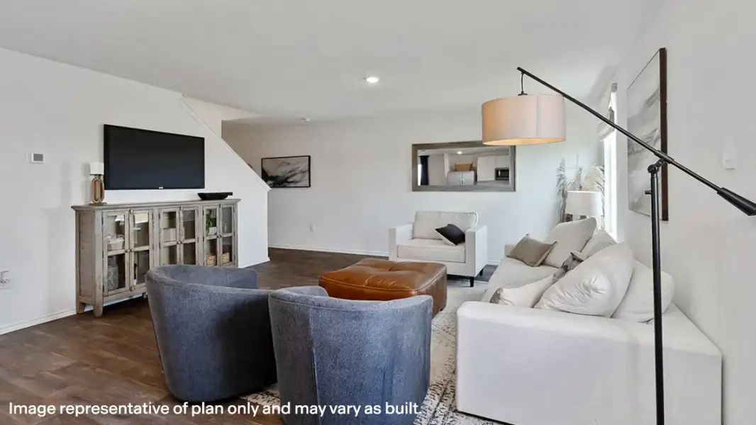 Furnished interior view inside a new home in Milo Farms, Needville (Image 10).