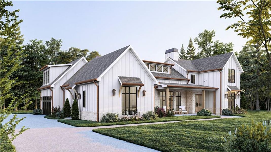 Front exterior of a new home in , Jefferson, GA, highlighting curb appeal (Image 8). Front exterior of a new home in , Jefferson, GA, highlighting curb appeal (Image 8).