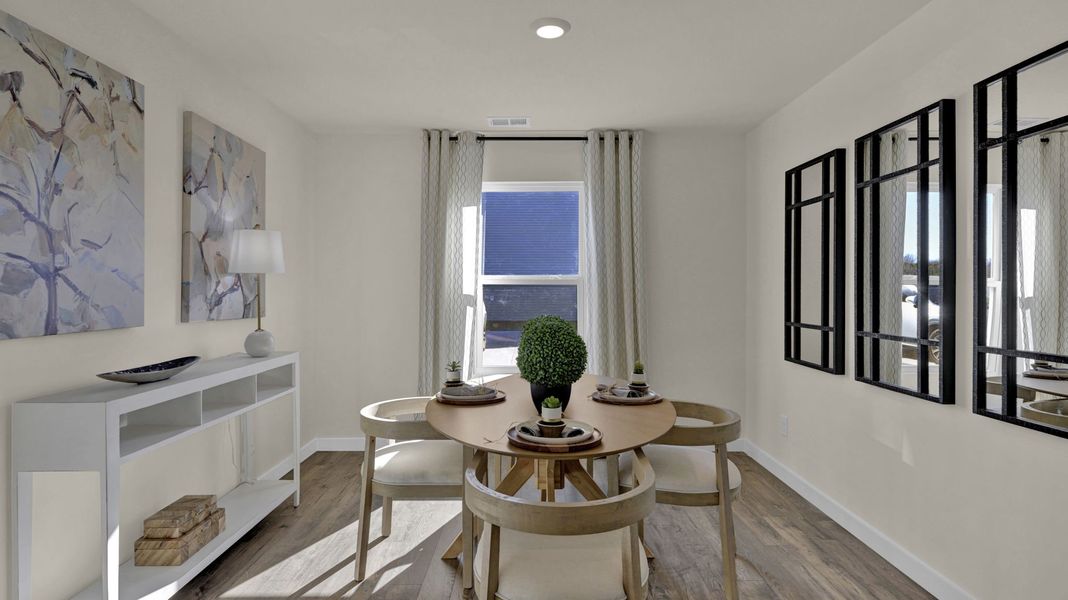 Furnished interior view inside a new home in Timber Creek, Rossville (Image 8).