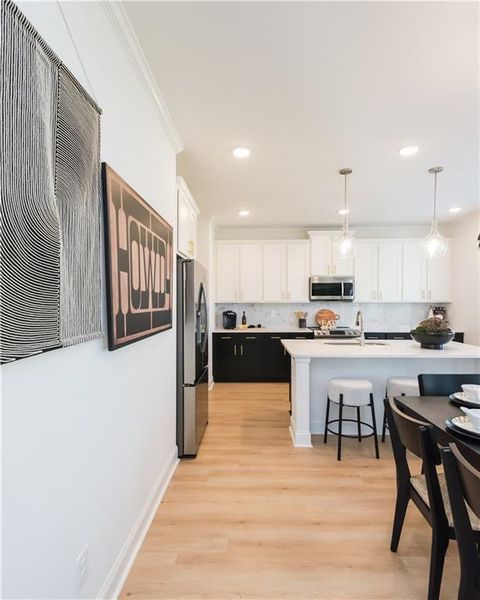 Furnished interior view inside a new home in Stratford Square, Lawrenceville (Image 32).