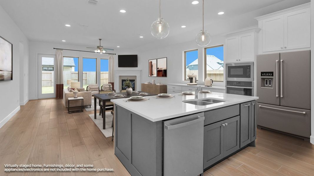 Furnished interior view inside a new home in Riceland, Mont Belvieu (Image 6).