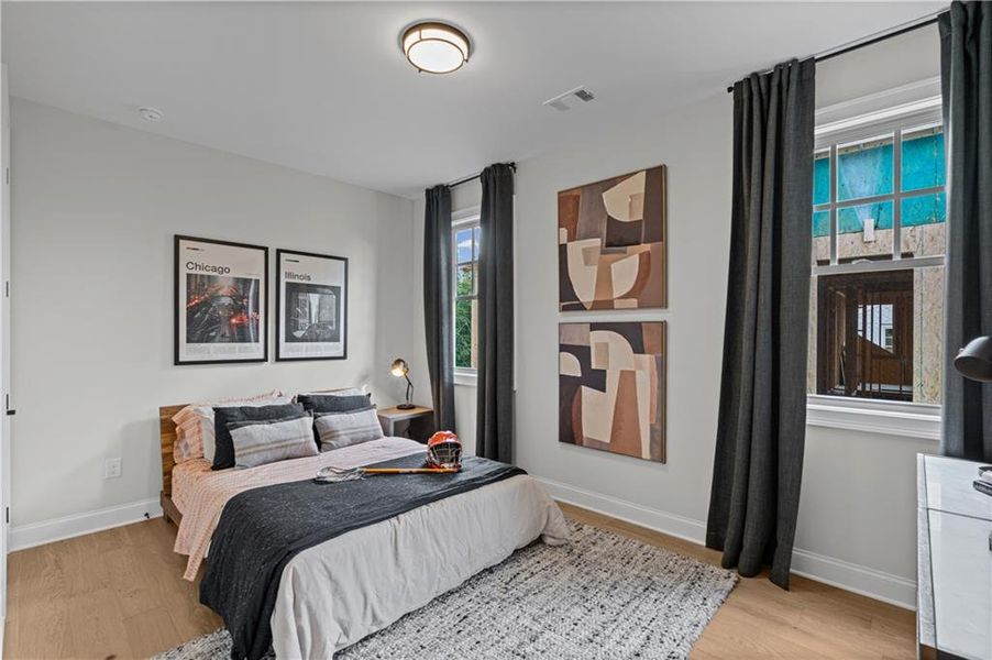 Furnished interior view inside a new home in Laurel View, Suwanee (Image 49).