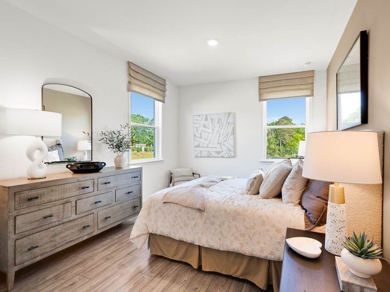 Furnished interior view inside a new home in Oakmead, Buford (Image 11). Furnished interior view inside a new home in Oakmead, Buford (Image 11).