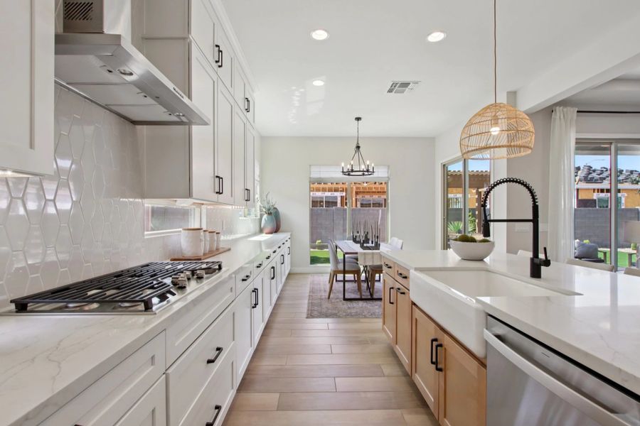 Kitchen and dining nook