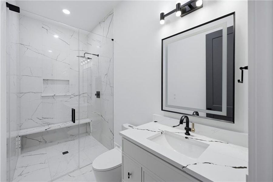 Furnished interior view inside a new home in , Buford (Image 43).