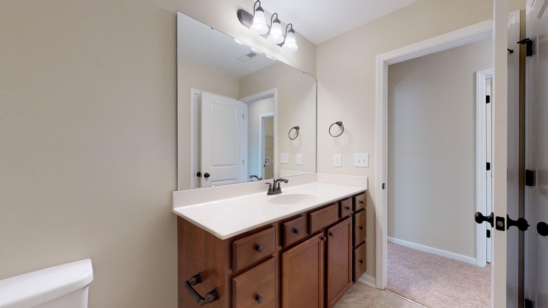 Representative furnished interior of a home built from the Rockbridge by Bill Clark Homes in Davenport Farms, Winterville (Image 15).