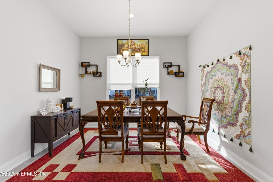 Furnished interior view inside a new home in , St. Johns (Image 29).