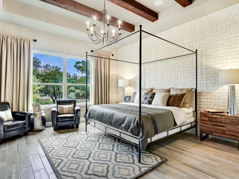 Furnished interior view inside a new home in Willis Ranch, San Antonio (Image 7).