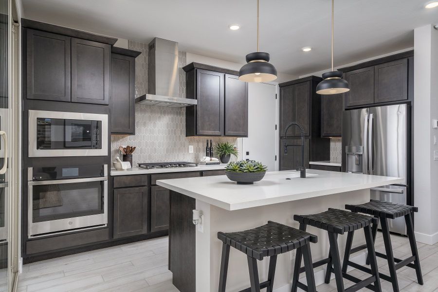 Representative furnished interior of a home built from the 3 by Risewell Homes in Bella Storia, Gilbert (Image 4). Representative furnished interior of a home built from the 3 by Risewell Homes in Bella Storia, Gilbert (Image 4).