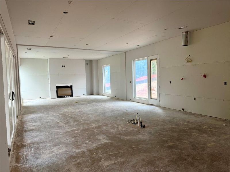 In-progress construction of a new home in Aster, Roswell, GA (Image 42).
