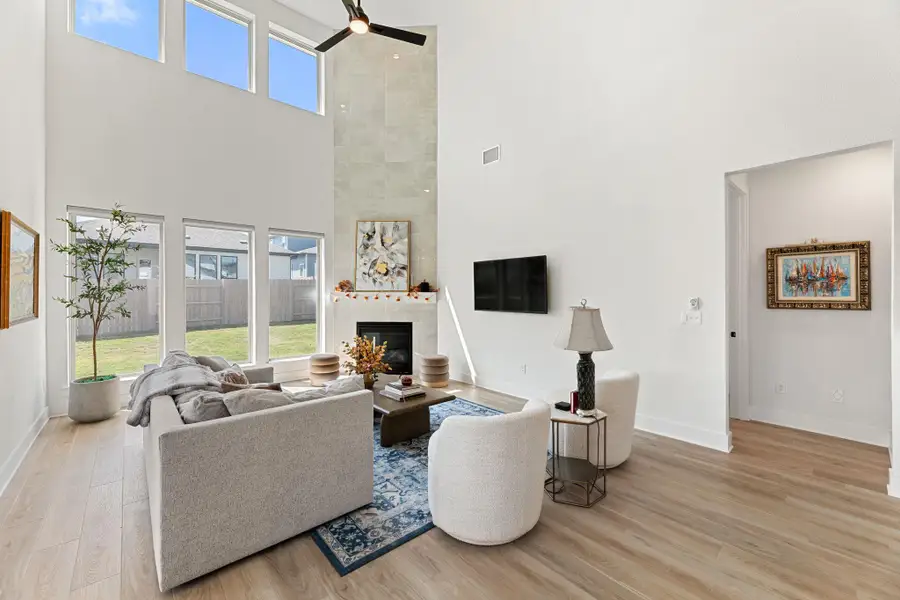 Furnished interior view inside a new home in , Austin (Image 6). Furnished interior view inside a new home in , Austin (Image 6).