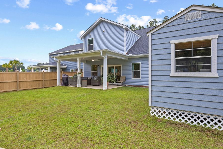 Exterior details and patio area of a home in , Summerville (Image 34). Exterior details and patio area of a home in , Summerville (Image 34).