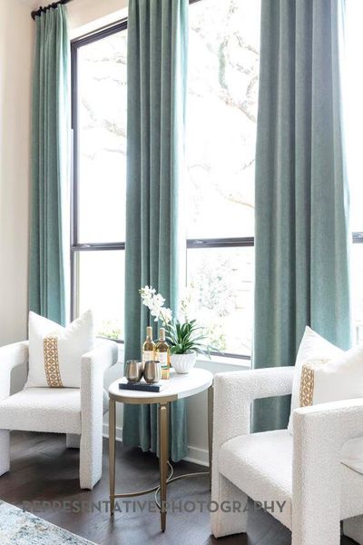 Furnished interior view inside a new home in Wolf Ranch, Georgetown (Image 37).
