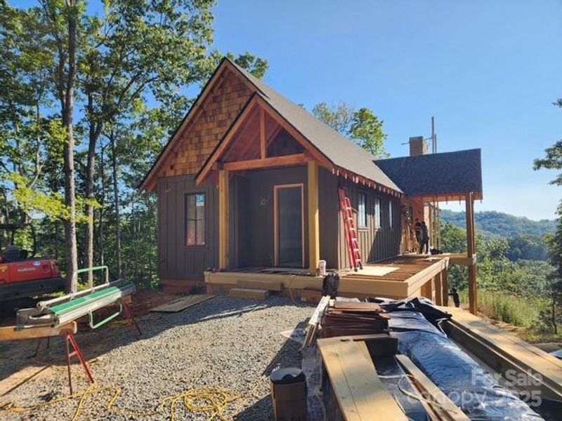 New home under construction with a completion date of 10/31 New home under construction with a completion date of 10/31