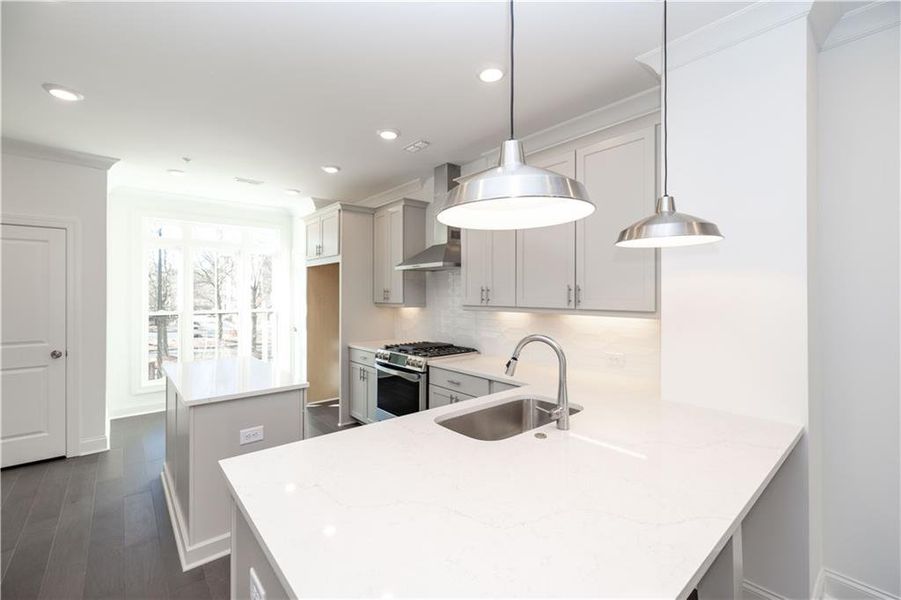 Furnished interior view inside a new home in Ecco Park, Alpharetta (Image 6).