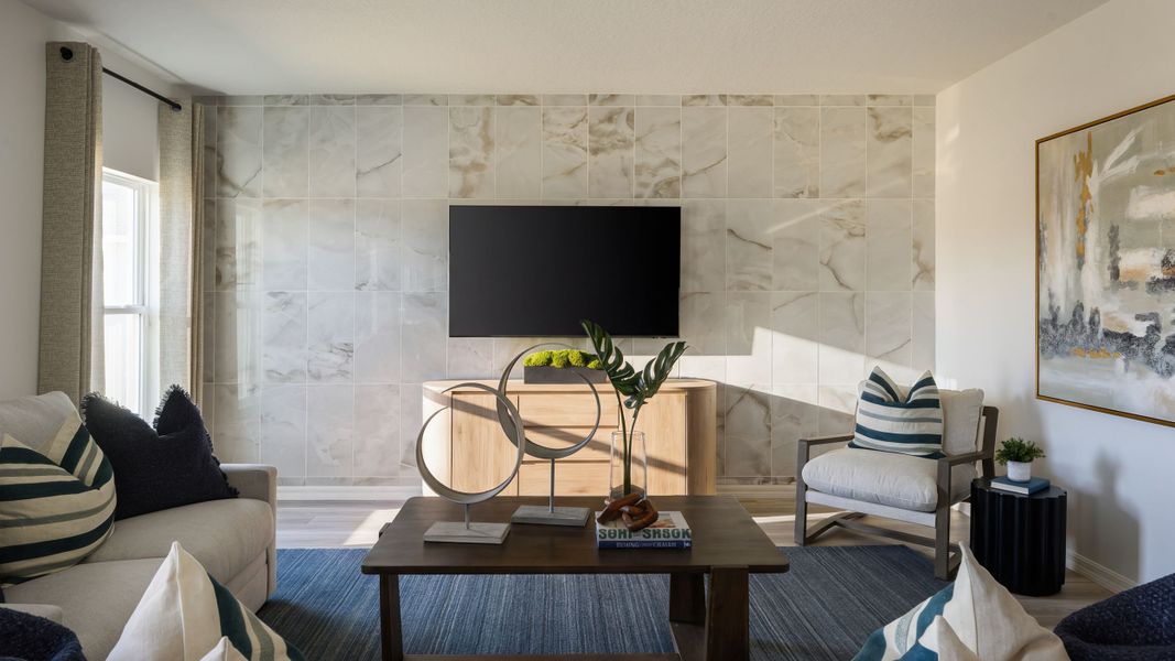 Furnished interior view inside a new home in Pasadena Ridge, Dade City (Image 8).