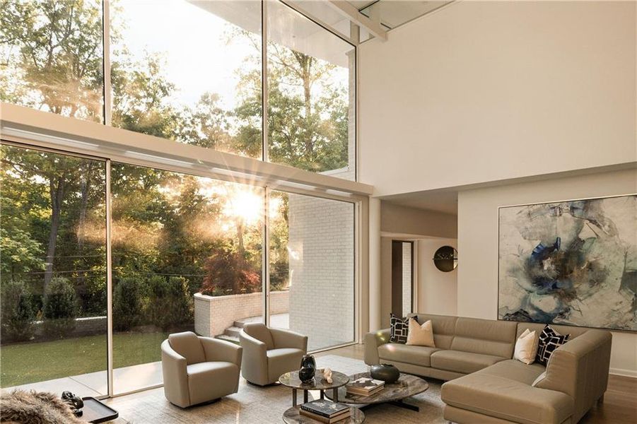 Furnished interior view inside a new home in , Atlanta (Image 7).