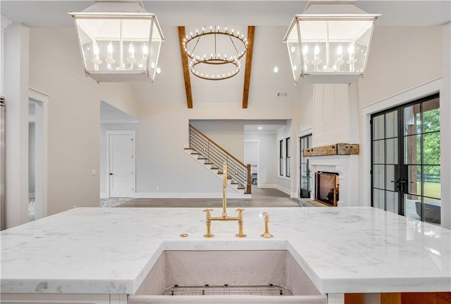 Furnished interior view inside a new home in , Cumming (Image 19).