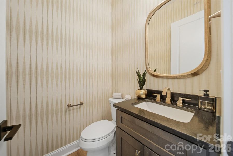 half bath on the main level