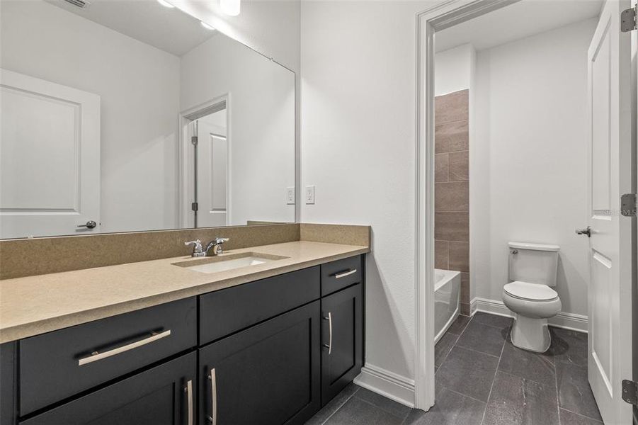 Furnished interior view inside a new home in , Tampa (Image 12).