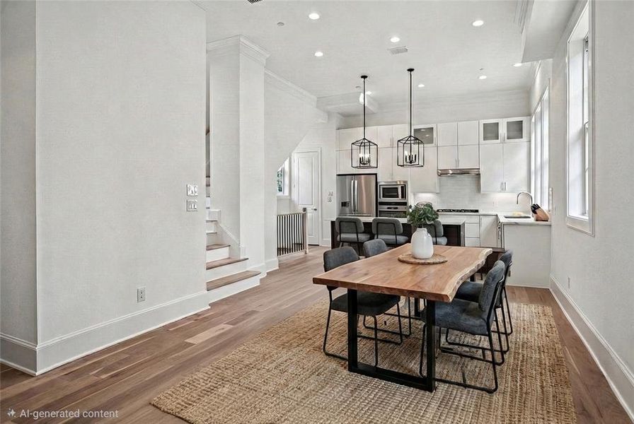 View of wine room- Possible use for basement