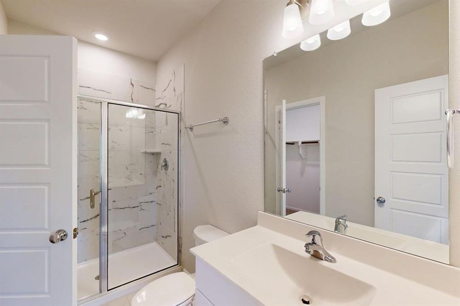 Furnished interior view inside a new home in The Preserve, Justin (Image 8).