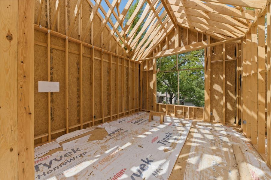 In-progress construction of a new home in , Houston, TX (Image 29).