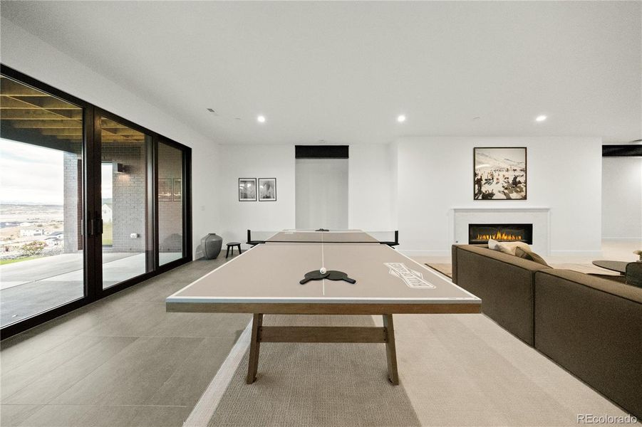 Furnished interior view inside a new home in Signature at Crystal Valley, Castle Rock (Image 7).