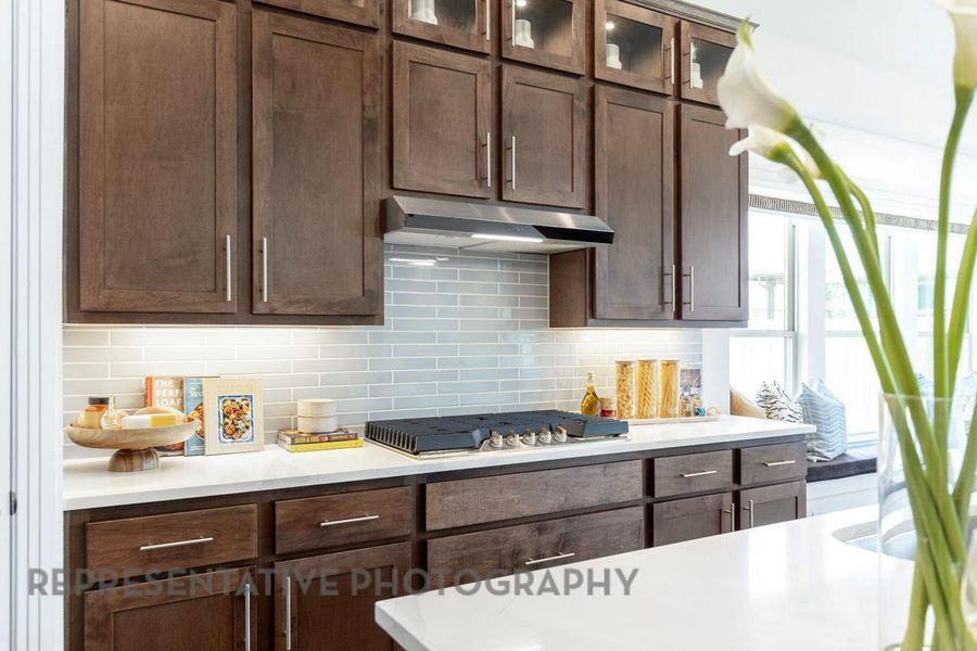 Furnished interior view inside a new home in 6 Creeks at Waterridge, Kyle (Image 26).
