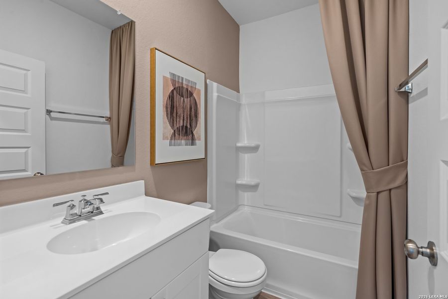 Furnished interior view inside a new home in , San Antonio (Image 13).