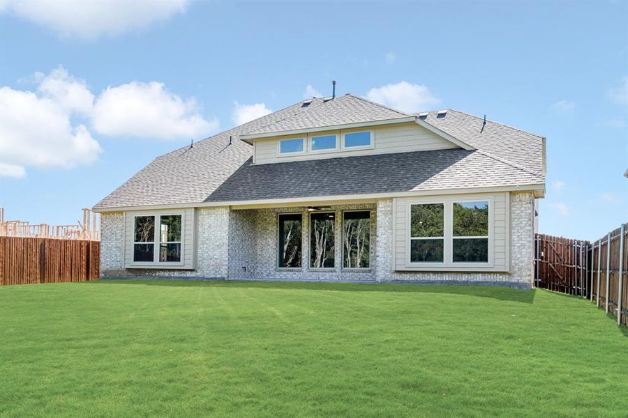 Front exterior of a new home in Sunset Ridge, Alvarado, TX, highlighting curb appeal (Image 27).