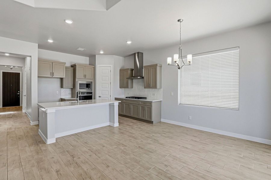 Furnished interior view inside a new home in Emerald Estates, El Paso (Image 5).
