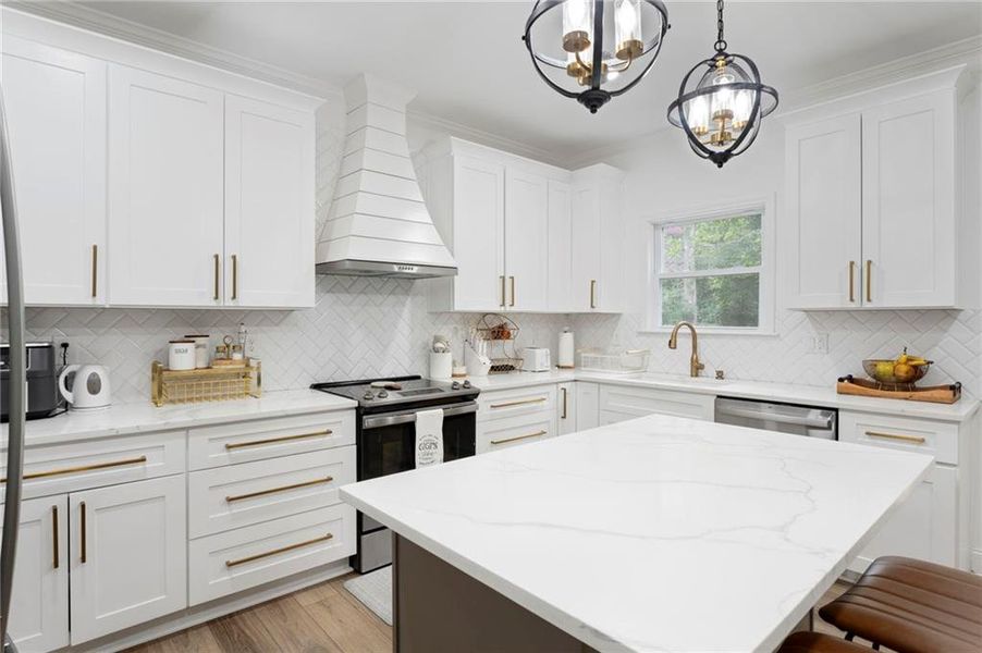Furnished interior view inside a new home in , Snellville (Image 35).