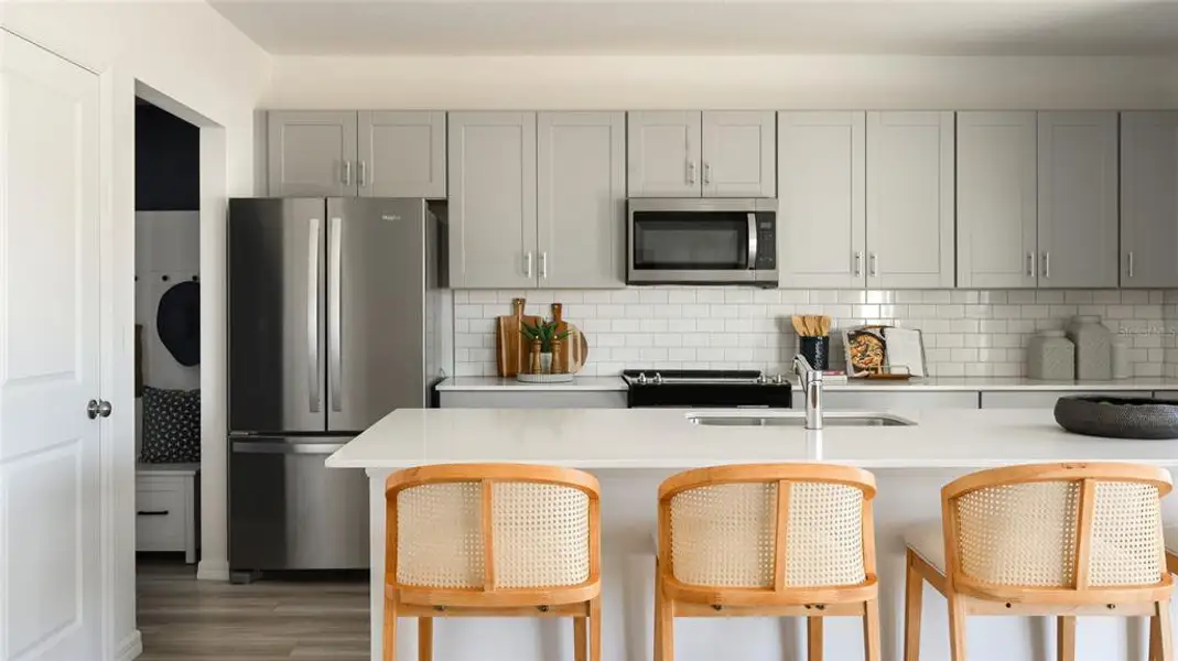Furnished interior view inside a new home in Pasadena Landing, Wesley Chapel (Image 3). Furnished interior view inside a new home in Pasadena Landing, Wesley Chapel (Image 3).