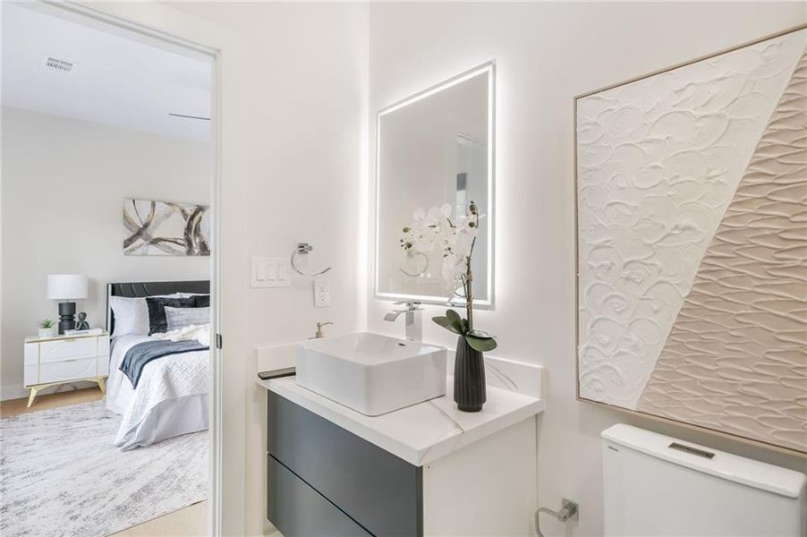 Furnished interior view inside a new home in , Decatur (Image 19).