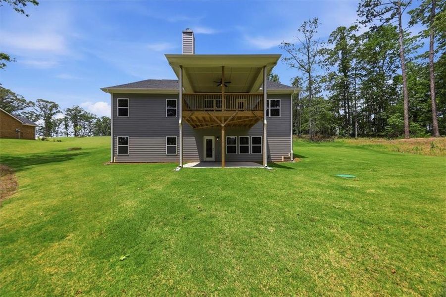 Exterior details and patio area of a home in Tuscany Hills, Douglasville (Image 25). Exterior details and patio area of a home in Tuscany Hills, Douglasville (Image 25).