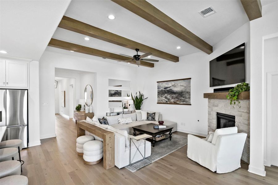 Furnished interior view inside a new home in , Bryan (Image 6).